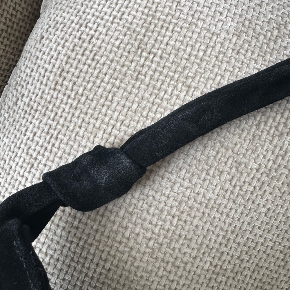 American leather Co. Marietta Knot Suede Hobo Bag - Picture 8 of 8